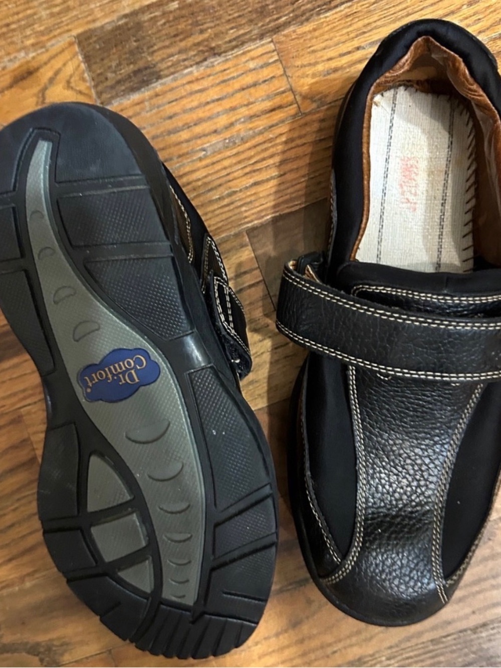 Dr.Comfort Men's Black Slip-On Casual Loafer